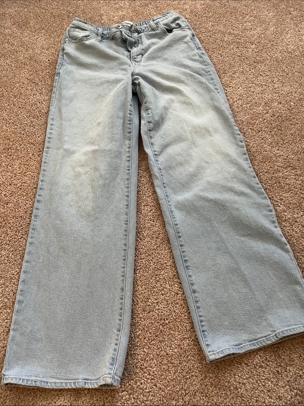 Light Blue Wide-Leg Women’s Jeans
